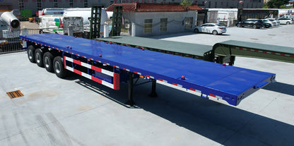 Heavy duty flatbed transport semi-trailer