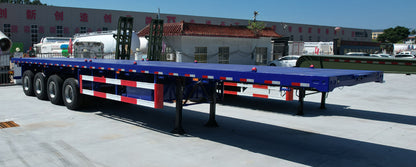Heavy duty flatbed transport semi-trailer