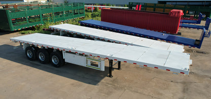 Heavy duty flatbed transport semi-trailer