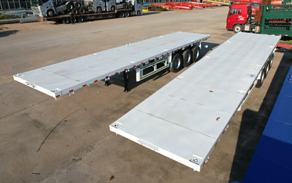 Heavy duty flatbed transport semi-trailer