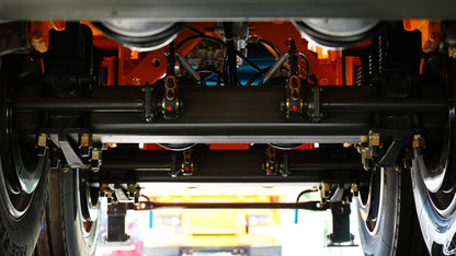 Heavy duty rear dump semi-trailer