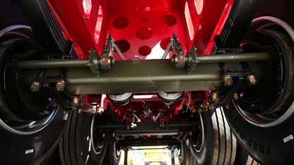 Medium density powder material transportation semi-trailer