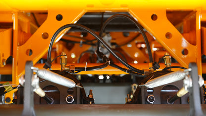 Heavy duty rear dump semi-trailer