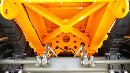 Heavy duty rear dump semi-trailer