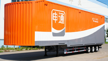 Box type transport semi-trailer