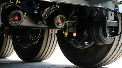 Heavy duty rear dump semi-trailer