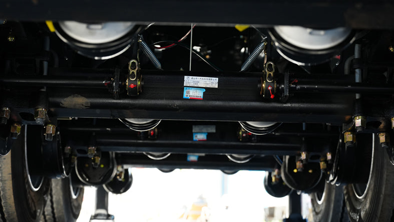 Heavy duty rear dump semi-trailer