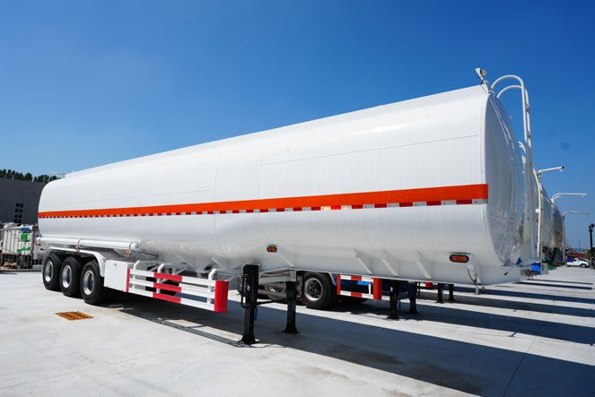 Flammable liquid tank transport semi-trailer