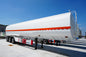 Flammable liquid tank transport semi-trailer