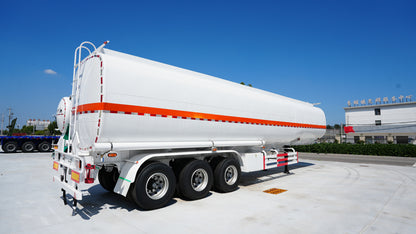 Flammable liquid tank transport semi-trailer