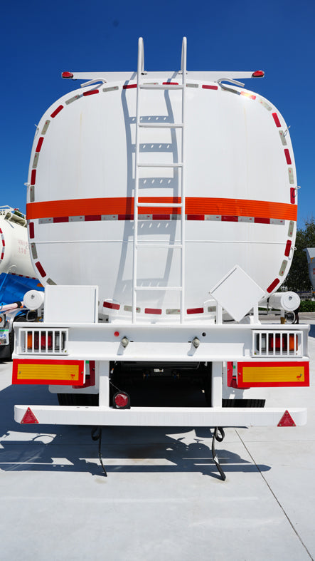 Flammable liquid tank transport semi-trailer