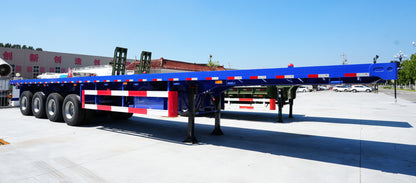 Heavy duty flatbed transport semi-trailer