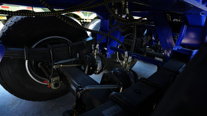 Heavy duty flatbed transport semi-trailer