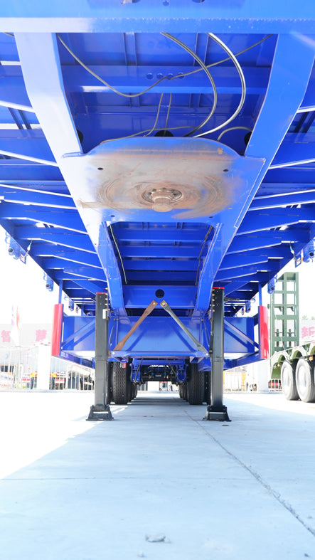 Heavy duty flatbed transport semi-trailer