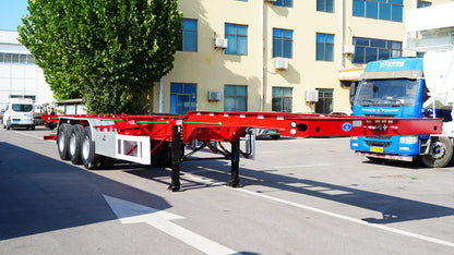 Container transport semi-trailer