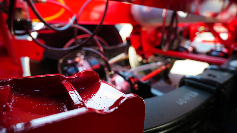 Container transport semi-trailer