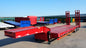 Heavy duty low flatbed transport semi-trailer