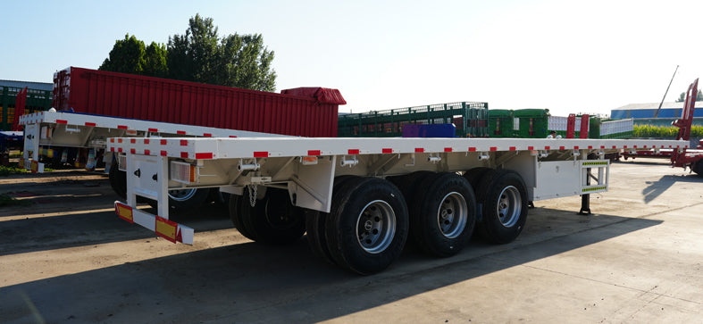 Heavy duty flatbed transport semi-trailer