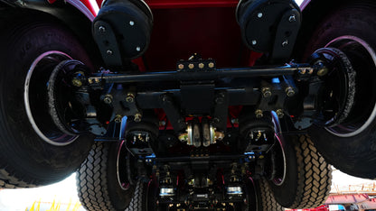 Medium density powder material transportation semi-trailer