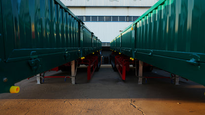 Rollover dump semi-trailer